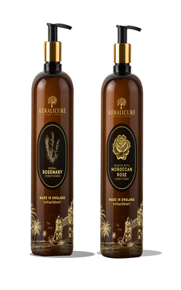 Keralicure Rosemary & Moroccan Rose Keratin Conditioner Set (250ml Each)